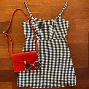 Brandy Melville Gingham Print Mini Dress